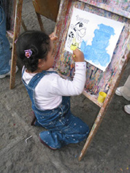 Painting in the park